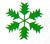 Leaf Snowflake Decoration