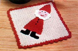 Crochet a Santa Potholder