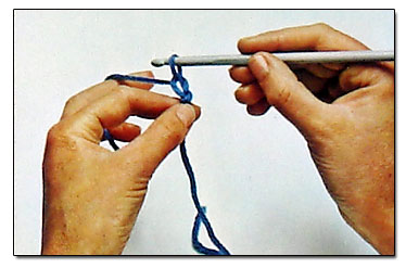 Learn to crochet step 7