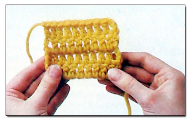 Double crochet piece