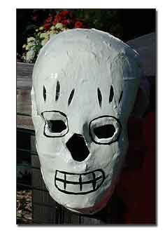 Paper Mache Halloween Mask