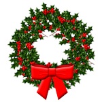 Holly Christmas Wreath