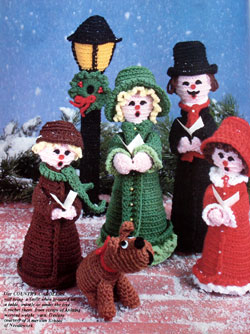 Crochet Christmas Carolers