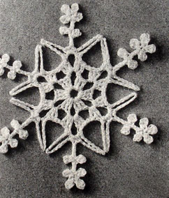 Crochet a Snowflake Star
